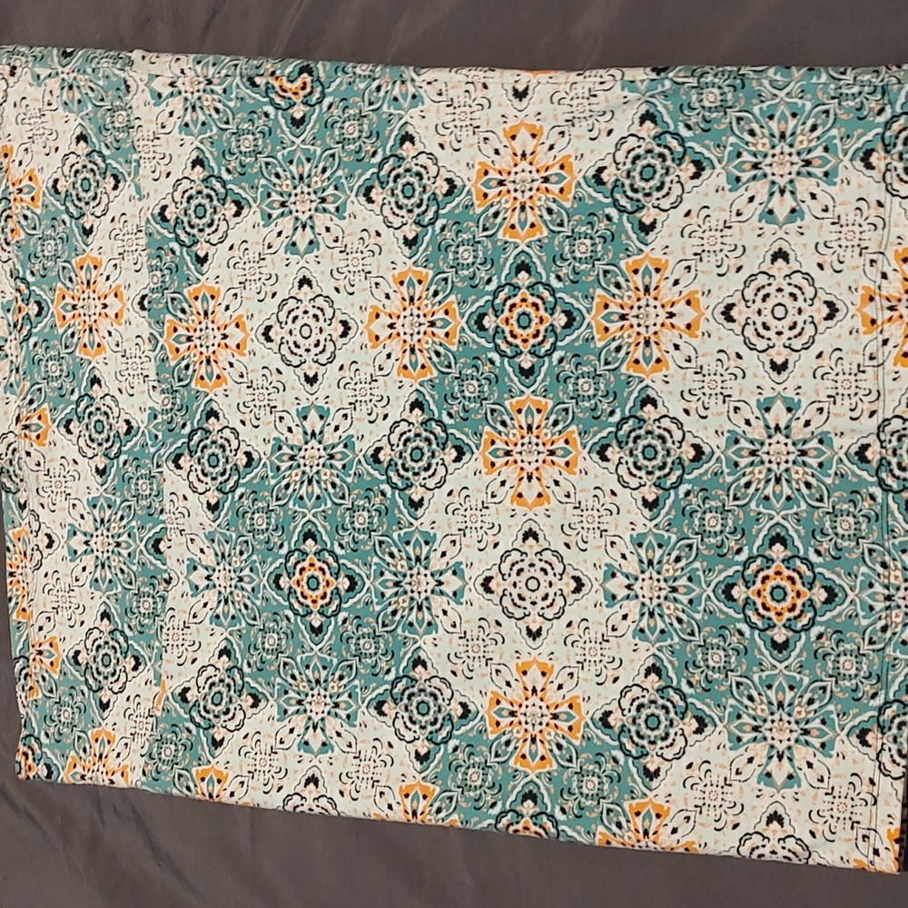 Torrid Multicolor Patterned Pencil Skirt